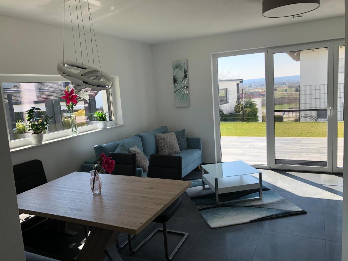 Moderne Ferienwohnung Mit Terrasse Und Garten Verwaltungsgemeinschaft Haldenwang Buitenkant foto