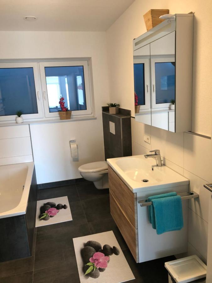 Moderne Ferienwohnung Mit Terrasse Und Garten Verwaltungsgemeinschaft Haldenwang Buitenkant foto
