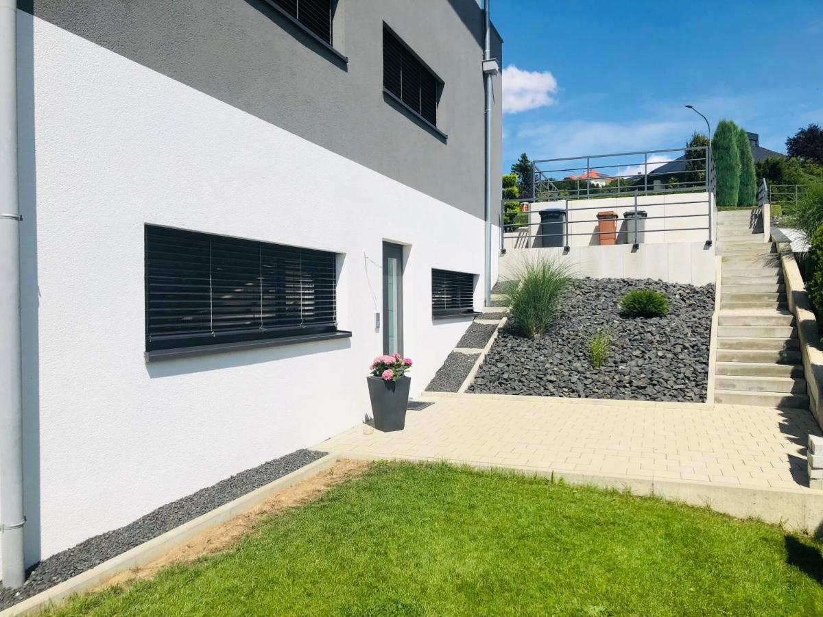 Moderne Ferienwohnung Mit Terrasse Und Garten Verwaltungsgemeinschaft Haldenwang Buitenkant foto