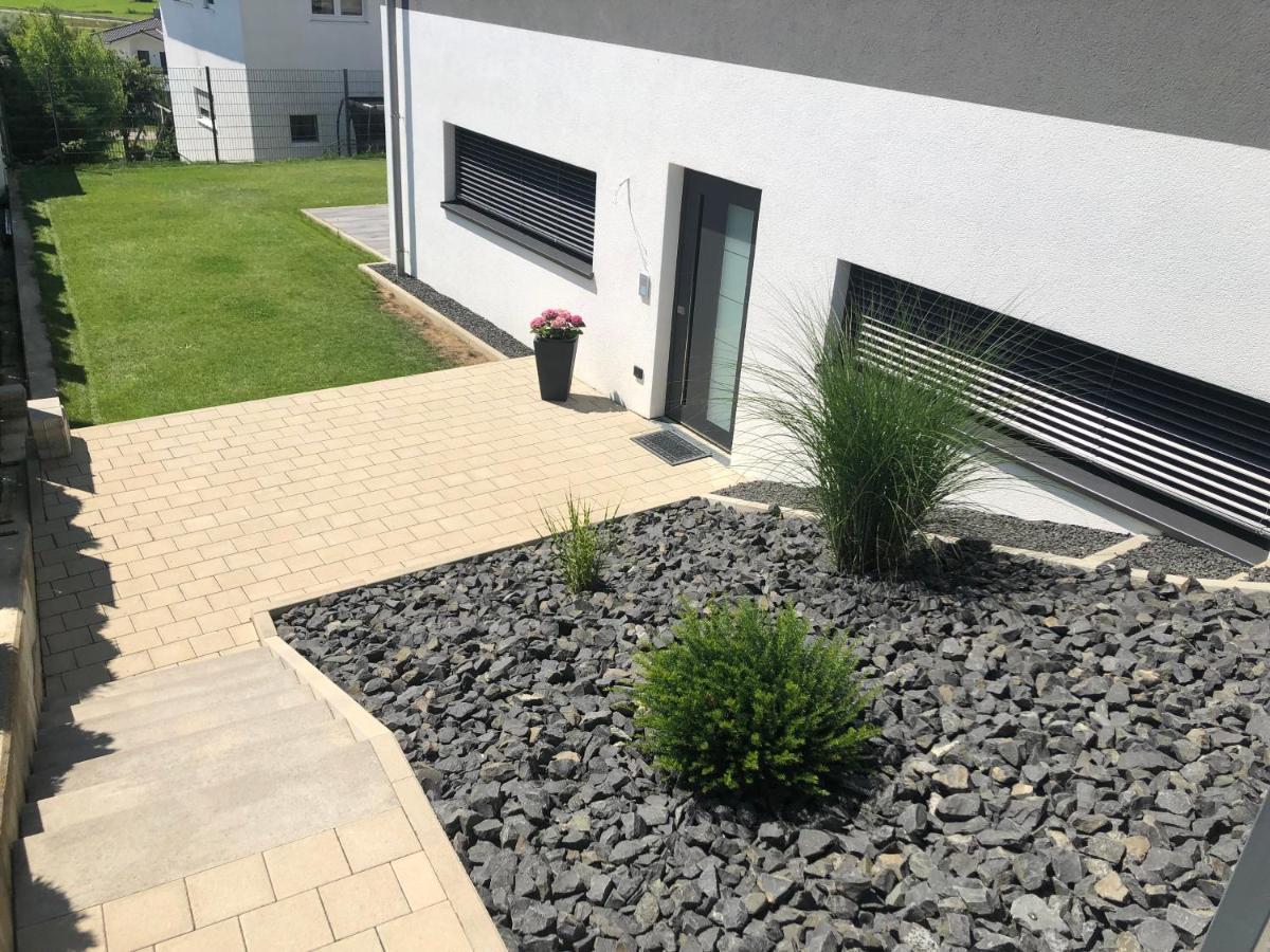 Moderne Ferienwohnung Mit Terrasse Und Garten Verwaltungsgemeinschaft Haldenwang Buitenkant foto