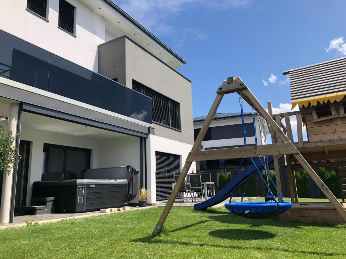 Moderne Ferienwohnung Mit Terrasse Und Garten Verwaltungsgemeinschaft Haldenwang Buitenkant foto