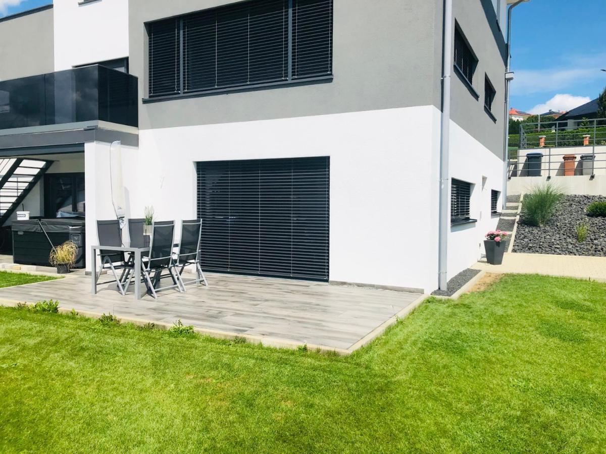 Moderne Ferienwohnung Mit Terrasse Und Garten Verwaltungsgemeinschaft Haldenwang Buitenkant foto